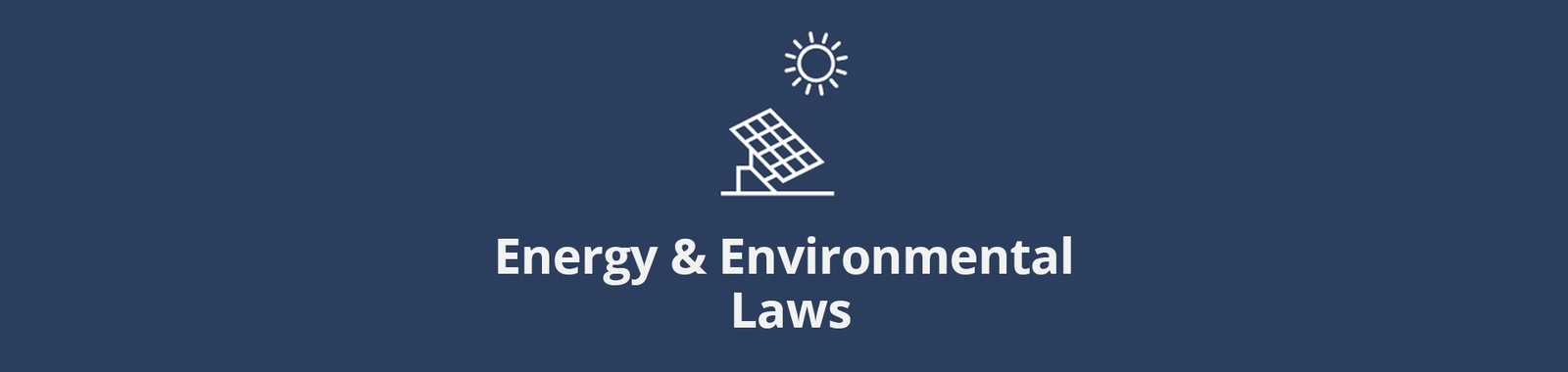 Energy & Environmental Laws